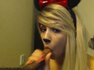 Chrissy Mouse Sucking Yummy Cock! Happy Halloween :d