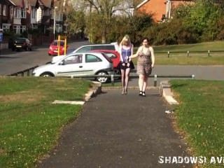 Public Bdsm And Outdoor Lesbian Domination Of Humiliated Blonde Submissive