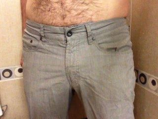 Pissing My Pants In The Shower - Lots Of Piss!