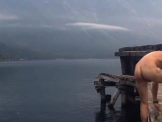 Skinny Dipping At Lake Como.