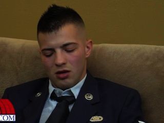 Airman In Uniform Talks About Coming Out Before Giving A Great Cam Show
