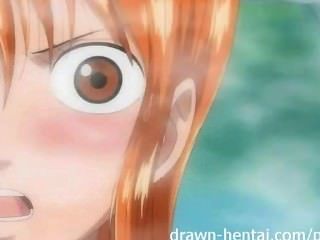 One Piece Hentai - Nami In Extended Bath Scene