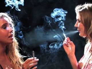 Holly And Friend Smoking